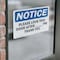 Signmission Please Lock This Door After _ Pm Thank You, 7 in W x Rectangle, Vinyl Decal OS-2PACK-NS-D-57-L-17520 - alternate 2